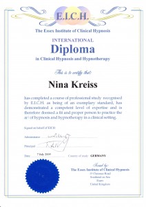 Diploma in Clinical Hypnosis and Hypnotherapy